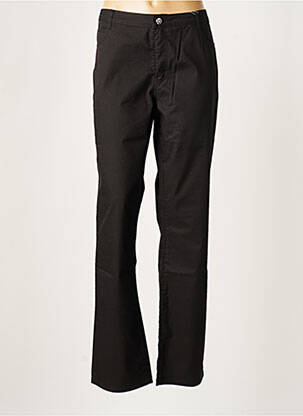 Pantalon slim tissage popeline taille normale noir YOULINE femme