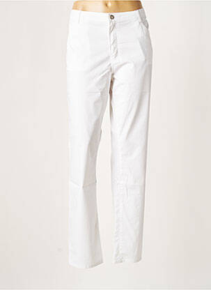 Pantalon droit blanc YOULINE pour femme
