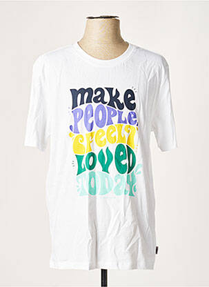 T-shirt blanc LEE COOPER pour homme