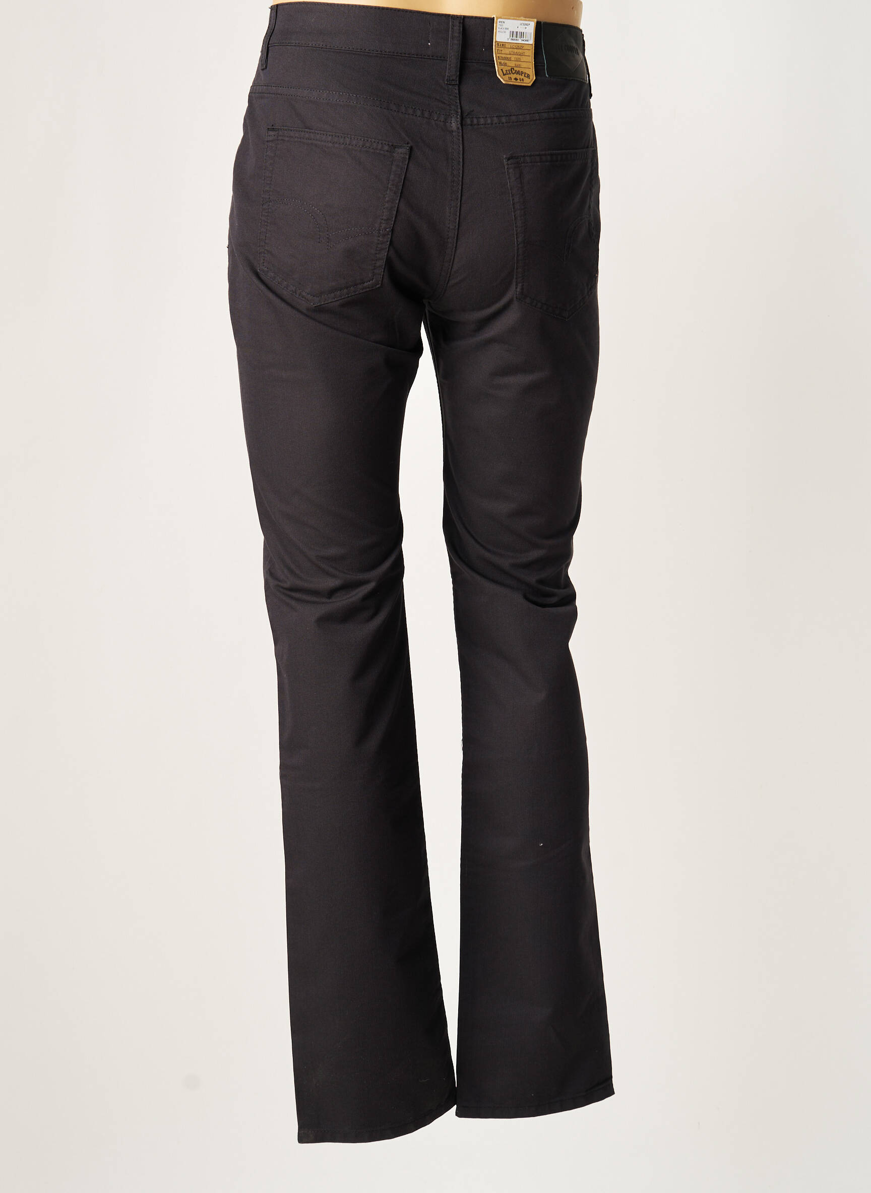 Pantalon droit stretch taille normale noir LEE COOPER homme