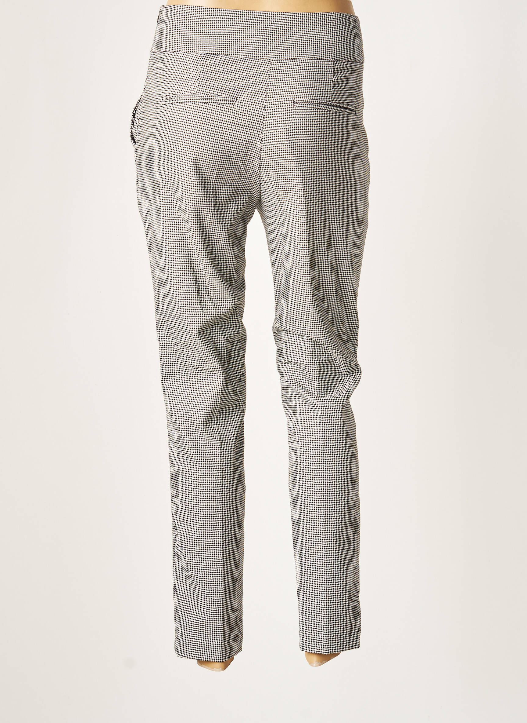 Pantalon 7/8 taille haute taille haute noir MORGAN femme