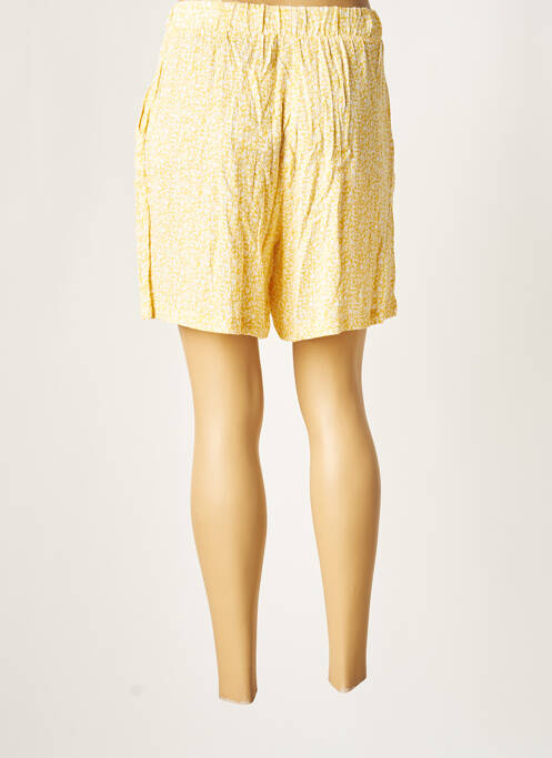 Short jaune ICHI pour femme