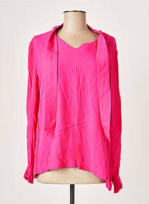 Blouse manches longues manches longues rose WNT COLLECTION femme