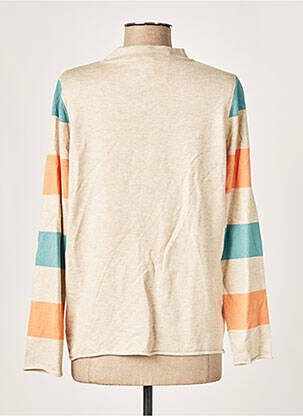 Pull coupe droite manches longues orange WNT COLLECTION femme