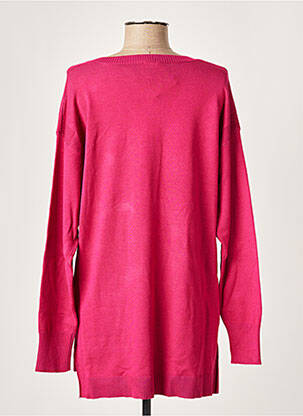 Pull coupe droite manches longues rose WNT COLLECTION femme