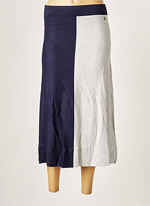 Jupe longue coupe droite bleu WNT COLLECTION femme