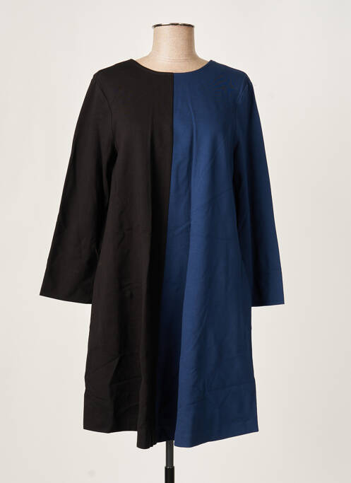 Robe mi-longue manches longues manches longues bleu LE BOUDOIR D'EDOUARD femme