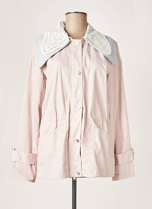 Veste casual col rond rose URBANCODE femme