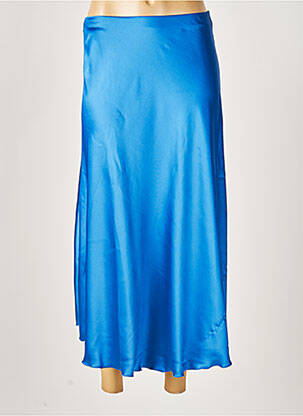 Jupe longue bleu GRACIELA pour femme