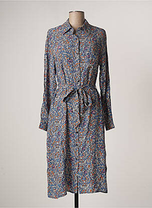 Robe mi-longue bleu CHERRY PARIS pour femme