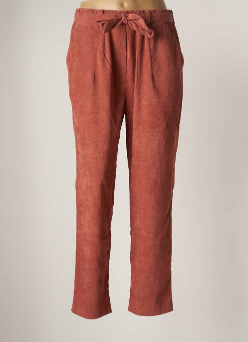 Pantalon droit orange MOLLY BRACKEN pour femme