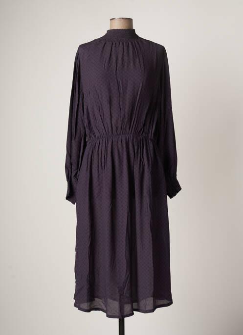 Robe mi-longue violet DIEGA pour femme