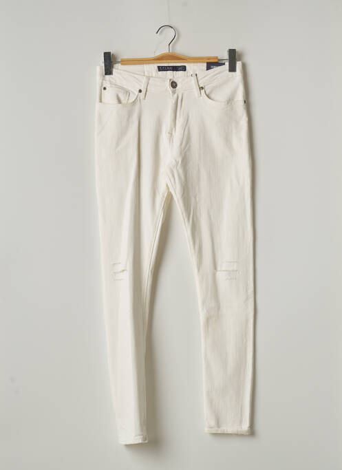 Jeans skinny blanc TIFFOSI pour homme