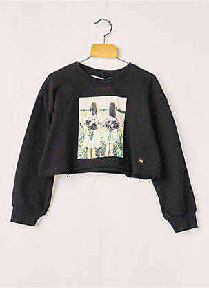 Sweat-shirt noir TIFFOSI pour fille