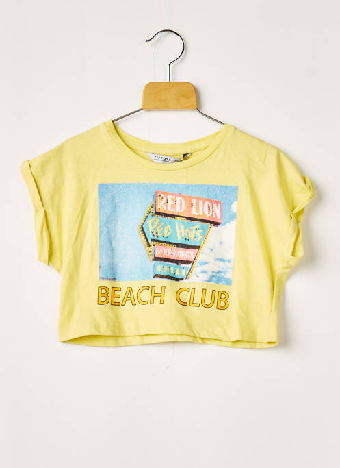 T-shirt jaune TIFFOSI pour fille