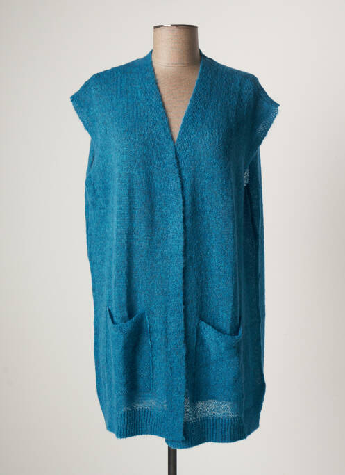 Gilet sans manche bleu MAEVY pour femme