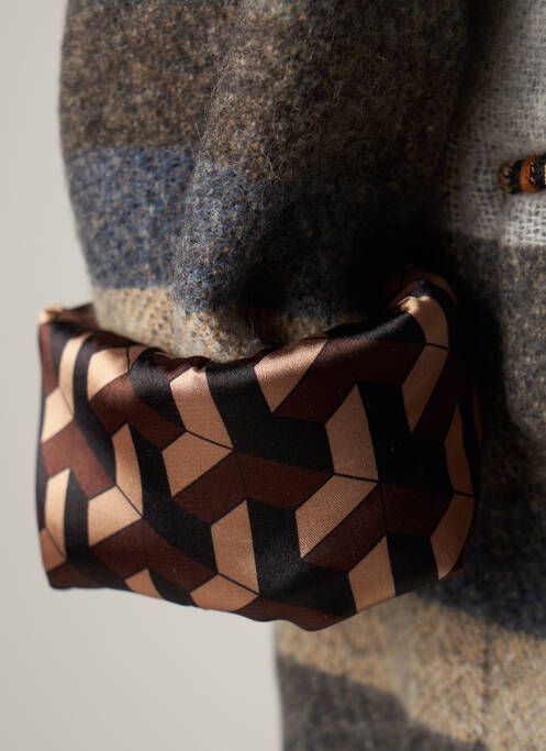 Manteau long gris BAZAR DELUXE pour femme