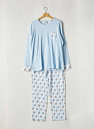 Pyjama bleu BARANDI pour femme
