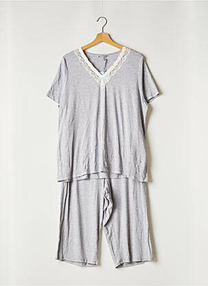 Pyjashort gris BARANDI pour femme