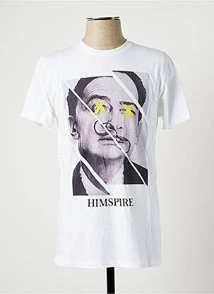 T-shirt blanc HIMSPIRE pour homme