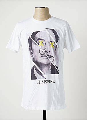 T-shirt blanc HIMSPIRE pour homme