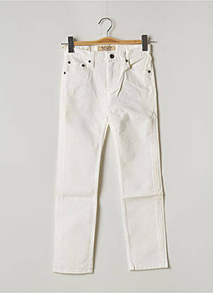 Jeans coupe droite blanc TEDDY SMITH pour garçon