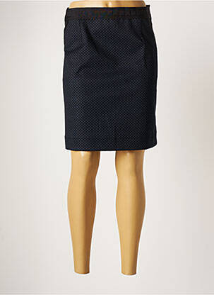 Jupe mi-longue taille haute bleu LO! LES FILLES femme