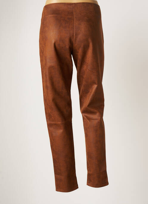 Pantalon slim marron LO! LES FILLES pour femme