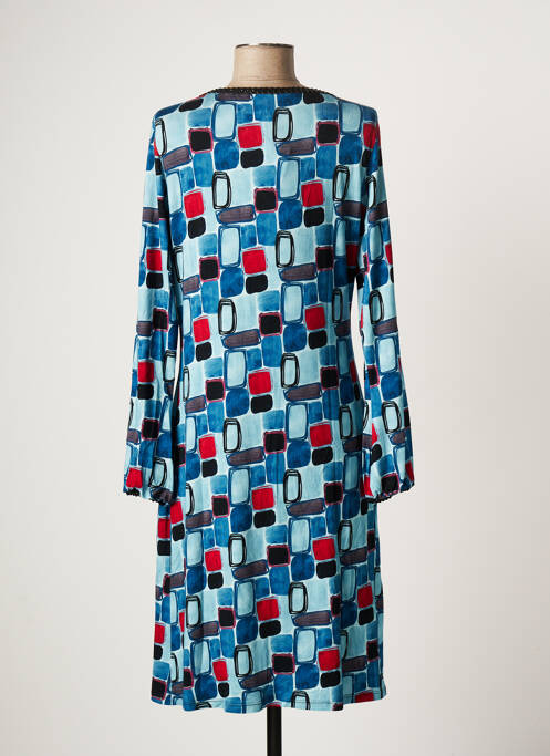 Robe mi-longue bleu LO! LES FILLES pour femme