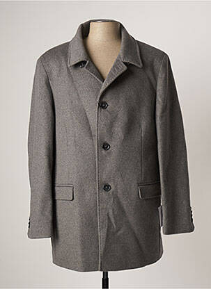 Manteau long gris LAVARD pour homme