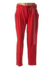 Pantalon rouge MADO ET LES AUTRES pour femme seconde vue