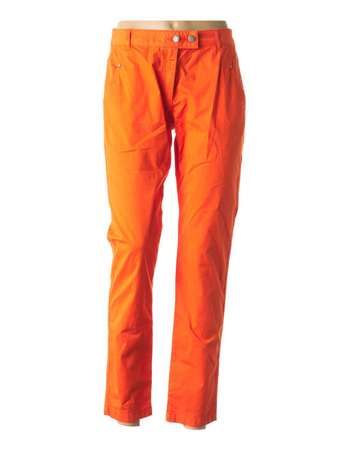 Pantalon droit orange MADO ET LES AUTRES pour femme