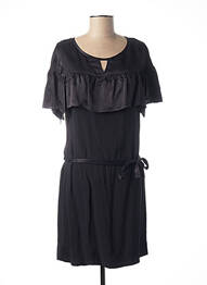 Robe mi-longue coupe fluide manches longues bleu MADO ET LES AUTRES femme
