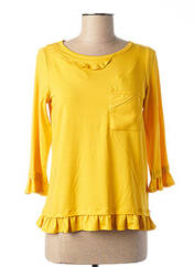 T-shirt jaune MADO ET LES AUTRES pour femme seconde vue