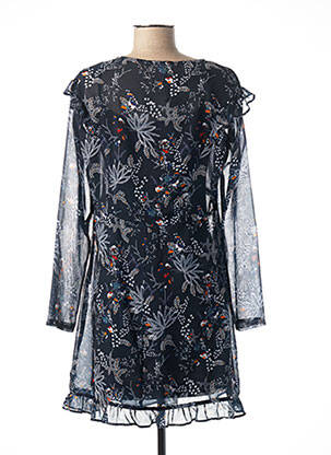 Robe courte manches longues manches longues bleu MADO ET LES AUTRES femme