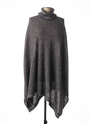 Poncho gris MADO ET LES AUTRES pour femme seconde vue