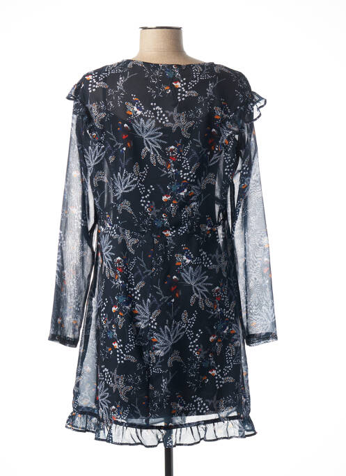 Robe courte manches longues manches longues bleu MADO ET LES AUTRES femme