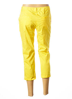 Pantacourt stretch taille basse jaune MADO ET LES AUTRES femme