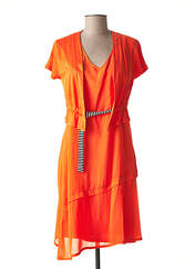 Ensemble robe orange MADO ET LES AUTRES pour femme seconde vue