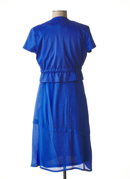 Ensemble robe tissage crêpe bleu MADO ET LES AUTRES femme