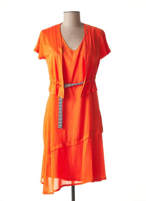 Ensemble robe orange MADO ET LES AUTRES pour femme