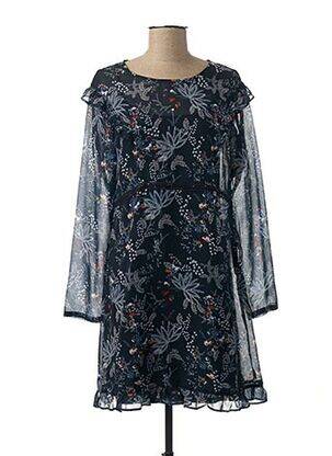 Robe courte manches longues manches longues bleu MADO ET LES AUTRES femme