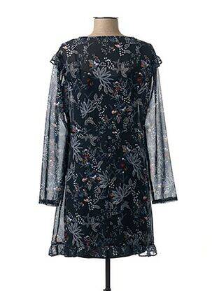 Robe courte manches longues manches longues bleu MADO ET LES AUTRES femme