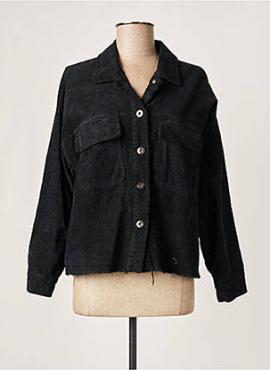 Veste casual col rond noir BOBBIE&BOB femme