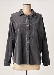 Veste casual col rond gris BOBBIE&BOB femme