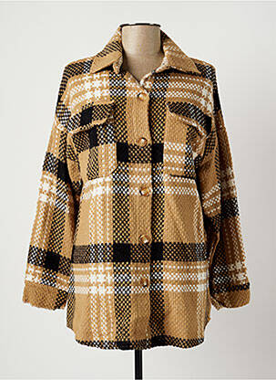 Veste casual coupe droite beige BOBBIE&BOB femme