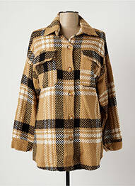 Veste casual coupe droite beige BOBBIE&BOB femme