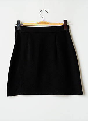 Jupe courte coupe évasée noir BOBBIE&BOB femme
