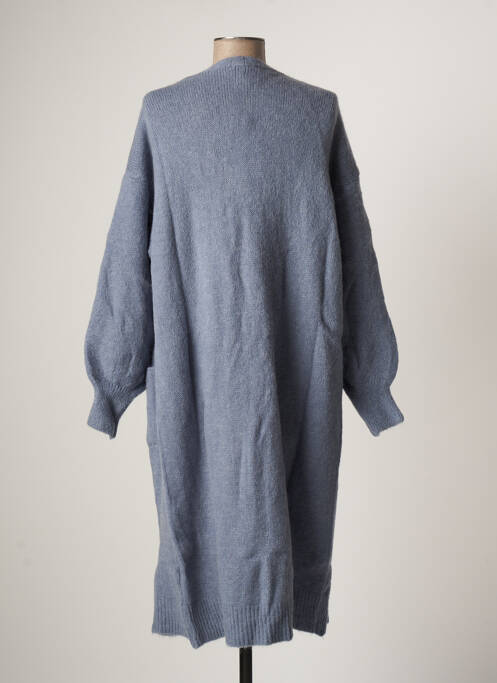 Gilet manches longues bleu BOBBIE&BOB pour femme