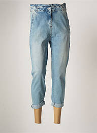 Pantalon 7/8 stretch taille normale bleu BOBBIE&BOB femme